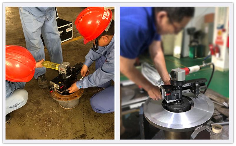MFM350 mini hand power flange facing tool -JOYSUG