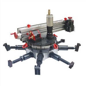 Máquina de refrentado de bridas en campo, mecanizado de refrentado de bridas portátil para máquinas petroleras FDG2000